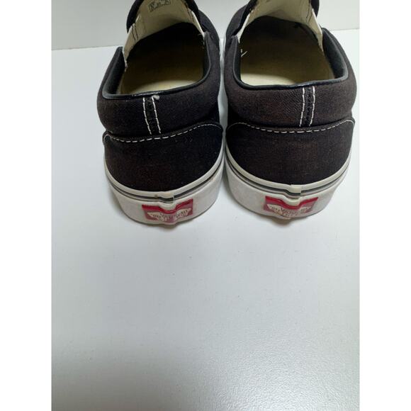 Vans Classic Black Slip On Canvas Skate Loafer Shoes Sz 9.5M/Womens 11 Casual - Picture 3 of 7